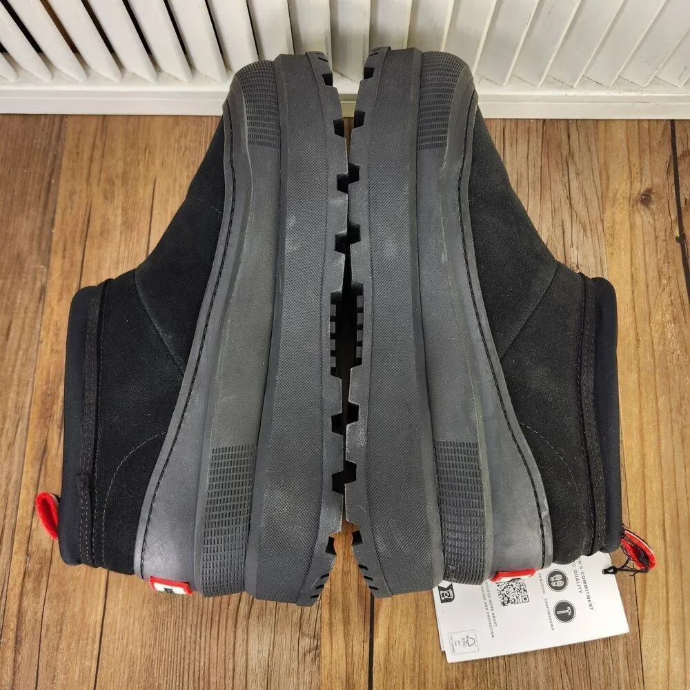 Hunter Askern Womens 9 M Black Short Slip On Platform Insulated Waterproof Boots